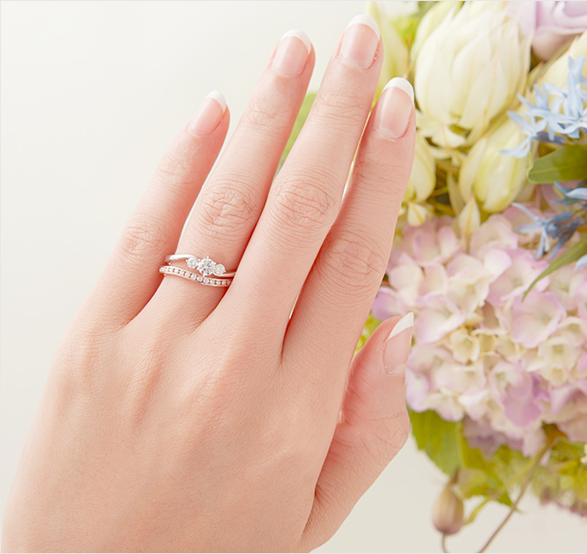 ウェーブラインで引き立つ可愛さ♪